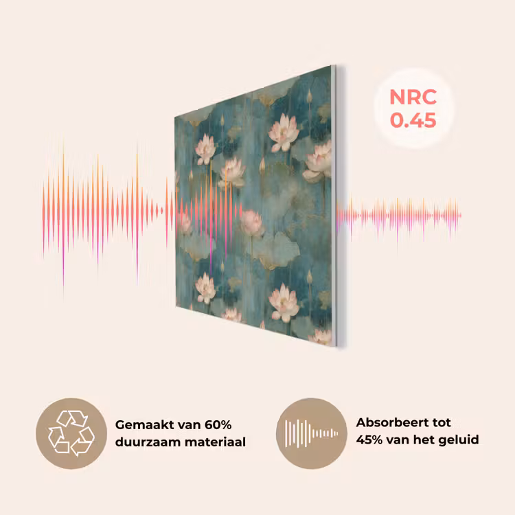 Botanisch - Bloemen - Roze PET vilt klein 837 -USP_NL