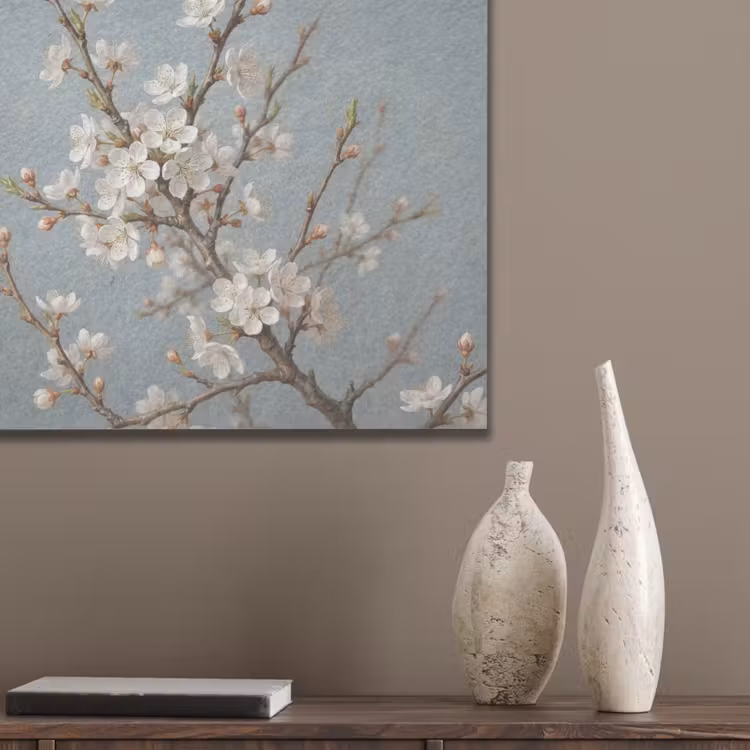 Botanisch - Stilleven - Blauw PET vilt klein -sfeer6_closeup