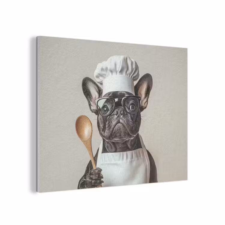 Bril - Hond - Kok PET vilt klein -3d