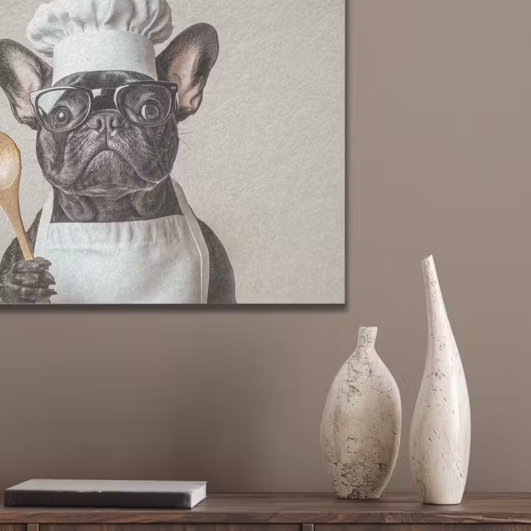 Bril - Hond - Kok PET vilt klein -sfeer6_closeup