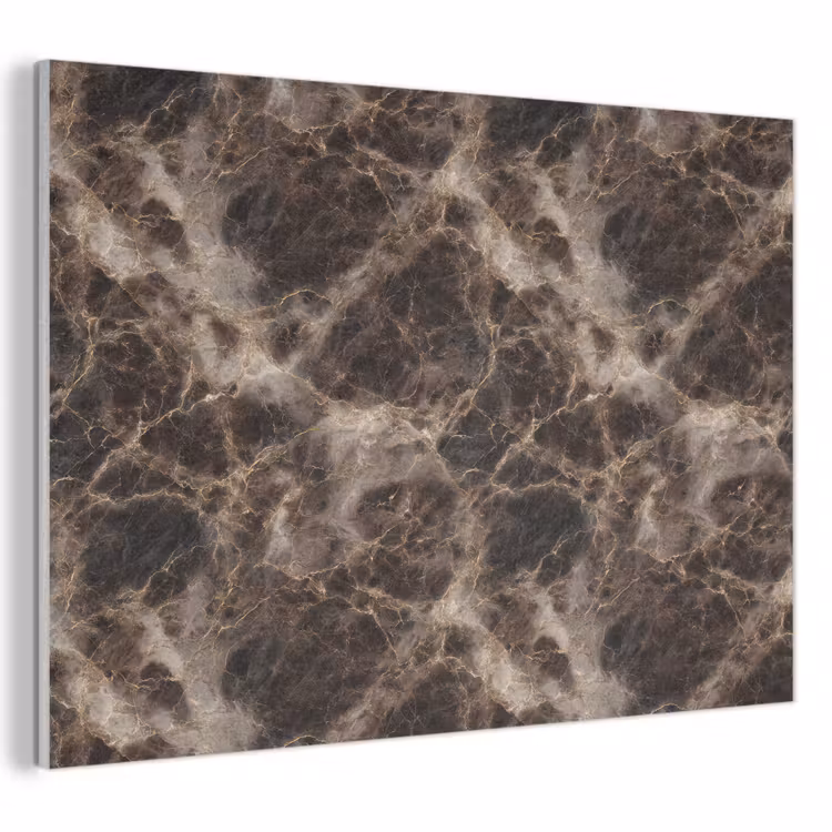 Bruin - Goud - Marmer PET vilt klein 837 -3d