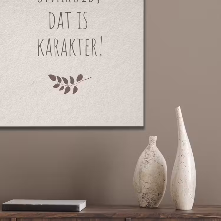 Bruin - Minimalistisch - Quote - Zomer PET vilt klein -sfeer6_closeup