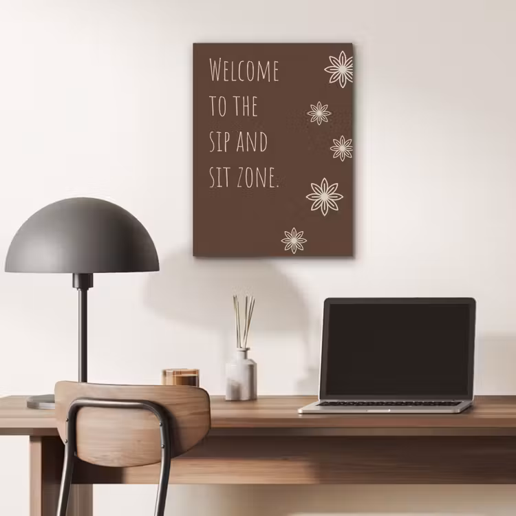 Bruin - Quote - Bloemen - Zomer PET vilt klein -sfeer5