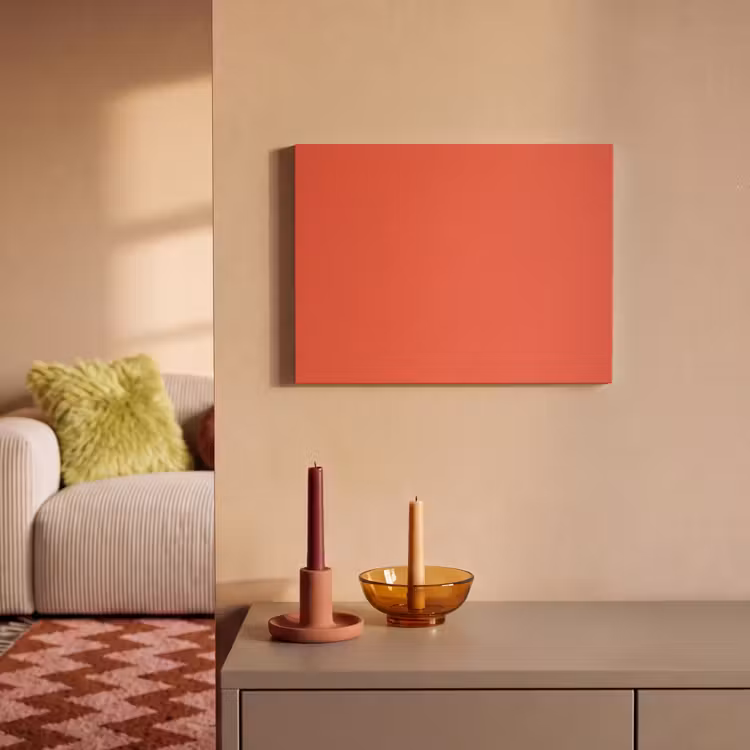 Burnt - Coral - Oranje PET vilt klein 837 -sfeer1