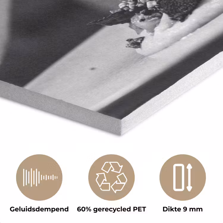 Chef - Garnering - Gerecht PET vilt klein -closeup_NL
