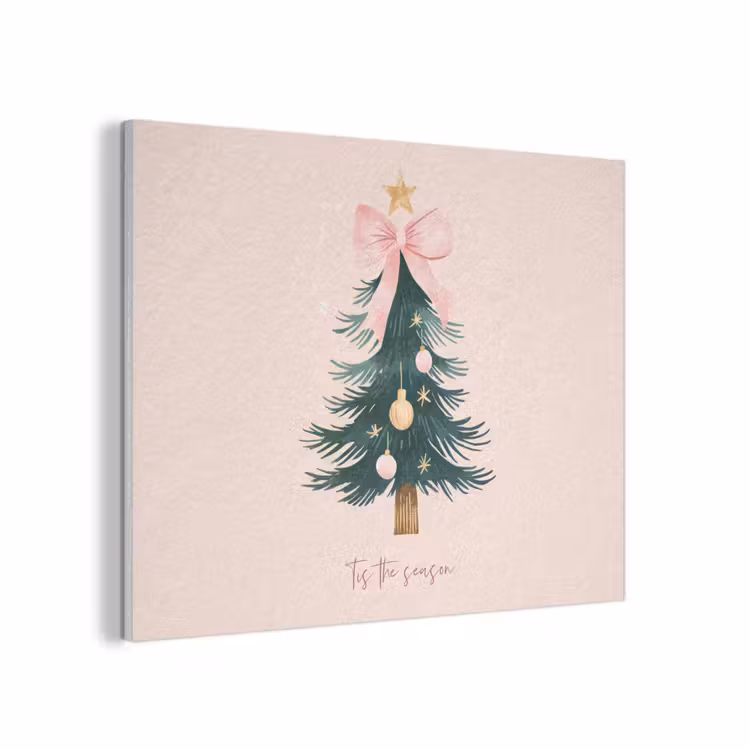 Christmas Season - Kerst - Kerstboom - Roze PET vilt klein -3d
