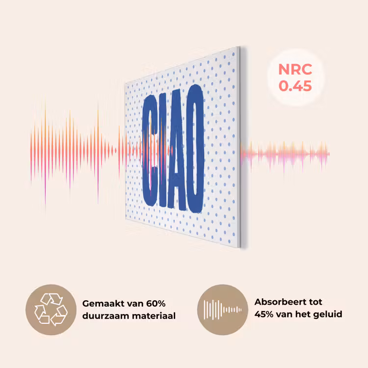 Ciao - Stippen - Roze - Wit PET vilt klein -USP_NL