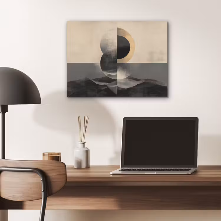 Cirkels - Schaduw - Abstract PET vilt klein -sfeer5