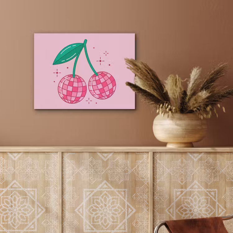Decoratie - Disco-bal - Feest - Roze PET vilt klein -sfeer4