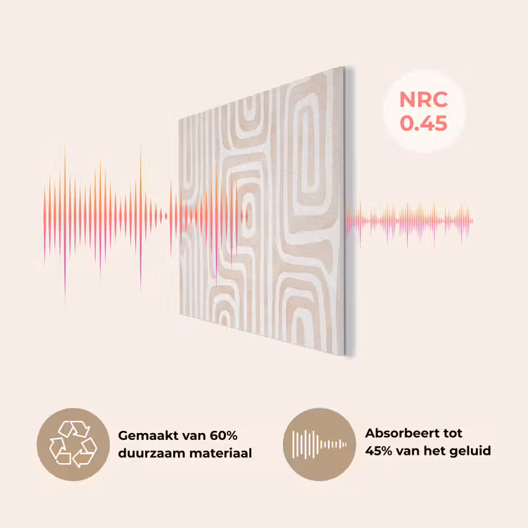 Decoratief - Labyrint - Beige PET vilt klein -USP_NL