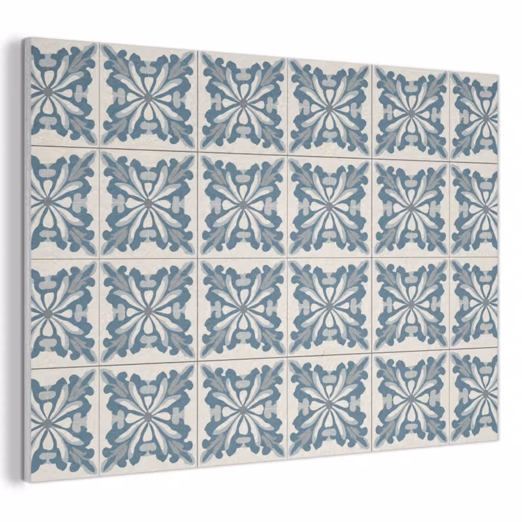 Dessin - Tegel - Blauw PET vilt klein 837 -3d
