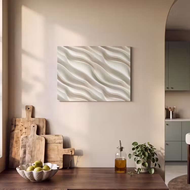 Diagonaal - Golven - Crème PET vilt klein 837 -sfeer2