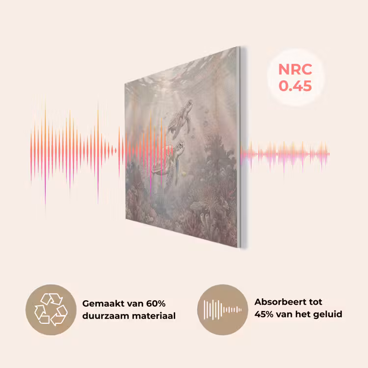 Dier - Onderwater - Oceaan - Illustratie - Zeeleven PET vilt klein -USP_NL
