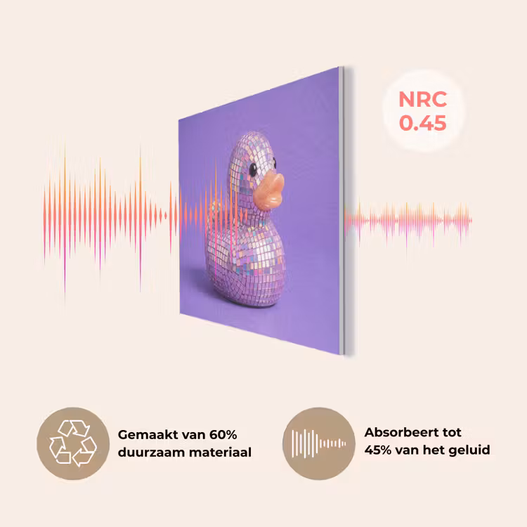 Disco - Eend - Paars PET vilt klein -USP_NL
