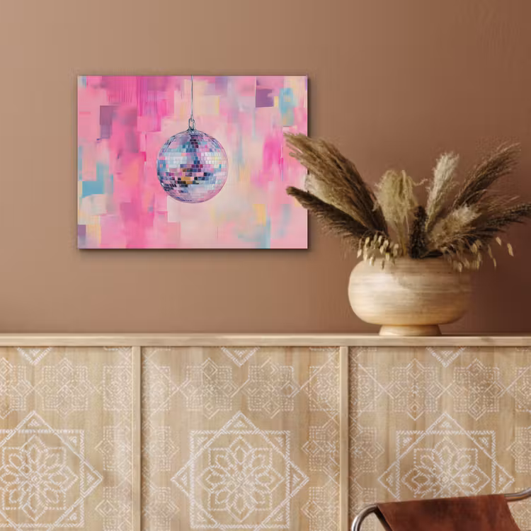 Discobal - Pink - Verf PET vilt klein -sfeer4