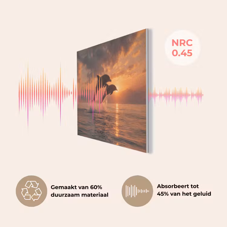 Dolfijnen - Zee - Realistisch PET vilt klein -USP_NL