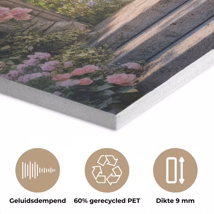 Doorkijk - Rozen - Vintage - Bloemen PET vilt klein -closeup_NL