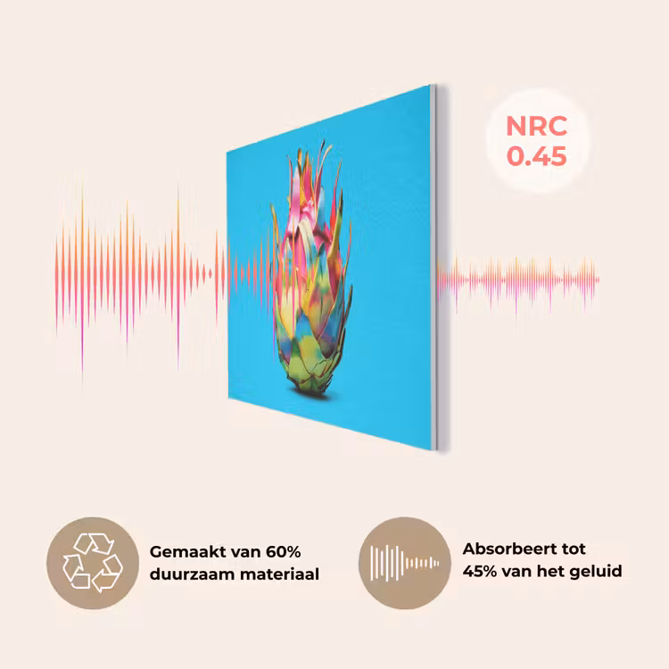 Drakenfruit - Blauw - Levendig PET vilt klein -USP_NL