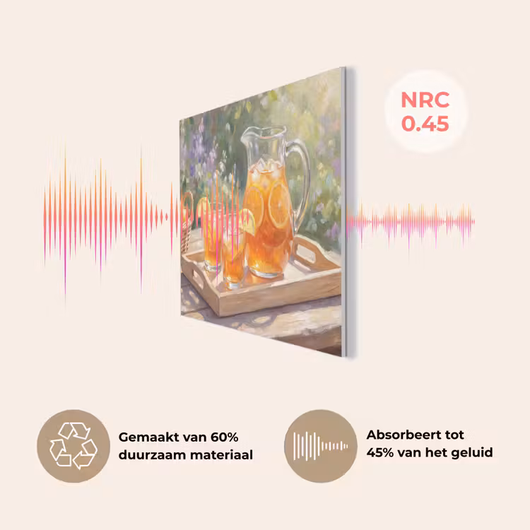 Drank - Citroen - Zomer - Tuin - Geel PET vilt klein -USP_NL