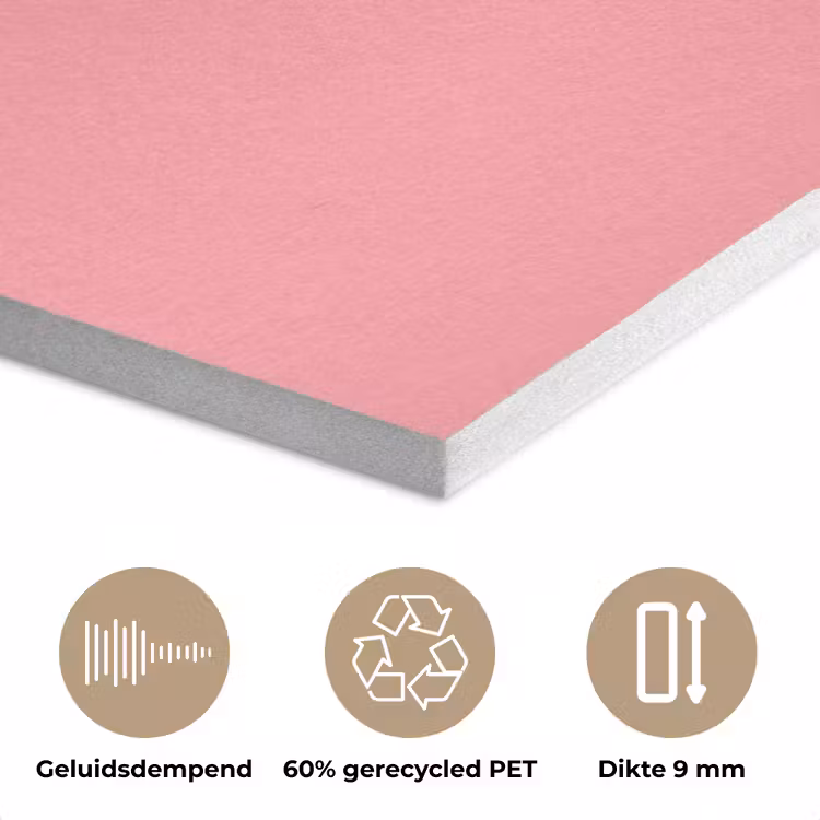 Dream - 3D - Rood - Roze PET vilt klein -closeup_NL