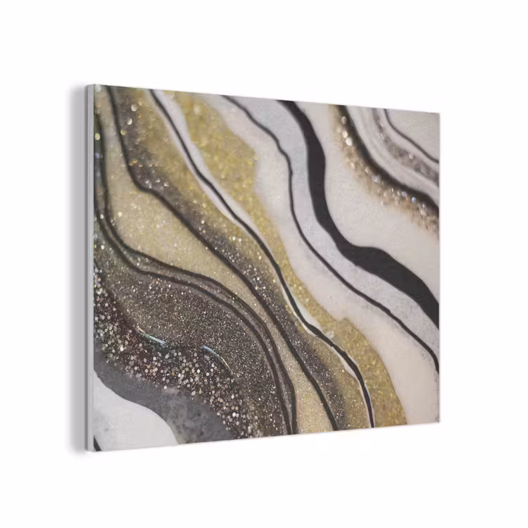 Edelsteen - Abstract - Marmer - Natuur PET vilt klein -3d