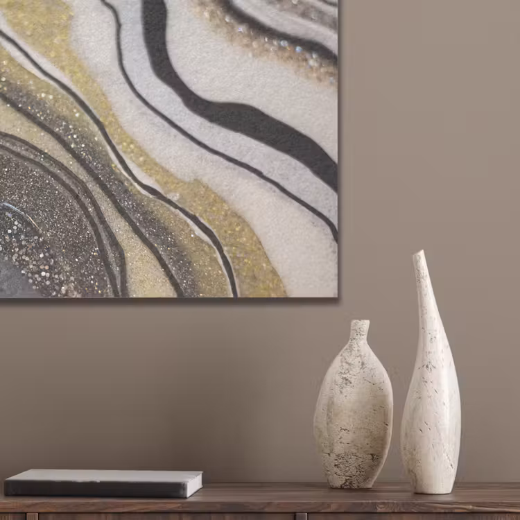 Edelsteen - Abstract - Marmer - Natuur PET vilt klein -sfeer6_closeup