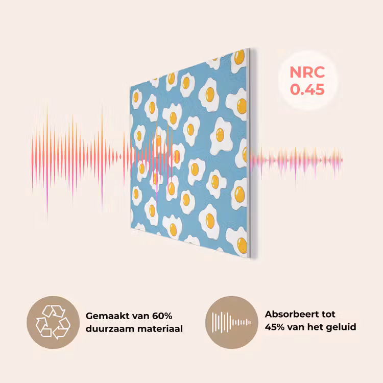 Eieren - Dooiers - Blauw PET vilt klein 837 -USP_NL