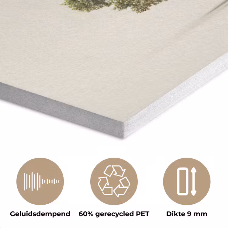Eikenboom - Groen - Lichte achtergrond PET vilt klein -closeup_NL