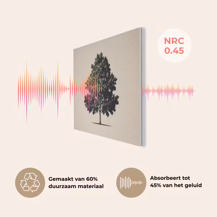 Eikenboom - Schaduw - Egaal PET vilt klein -USP_NL