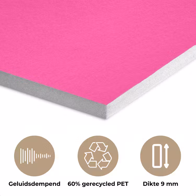 Electric - Magenta - Roze PET vilt klein 837 -closeup_NL