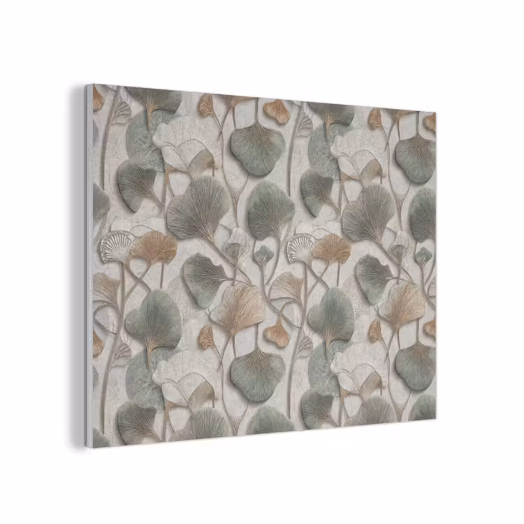 Elegant - Bladeren - Groen PET vilt klein 837 -3d