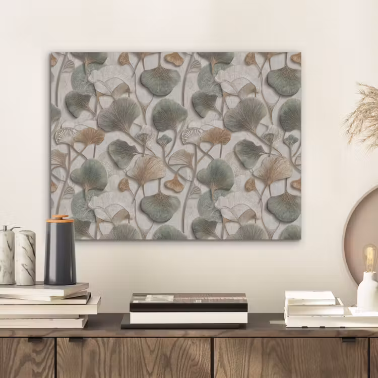 Elegant - Bladeren - Groen PET vilt klein 837 -sfeer1