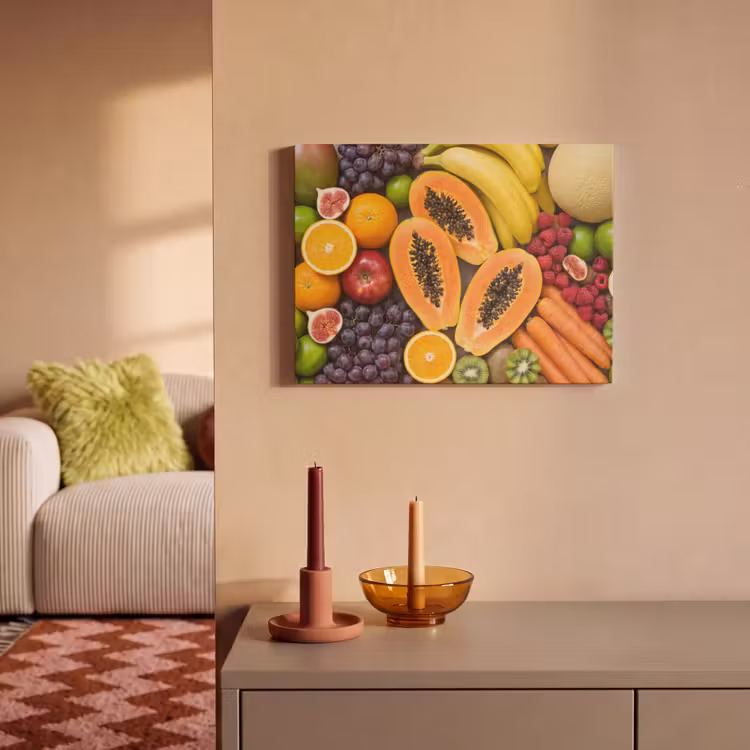 Eten - Fruit - Groenten - Vers - Kleurrijk PET vilt klein -sfeer1