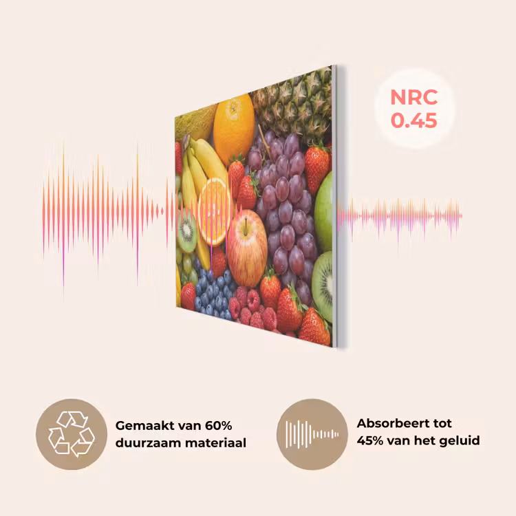 Eten - Fruit - Vers - Kleurrijk - Voeding PET vilt klein -USP_NL