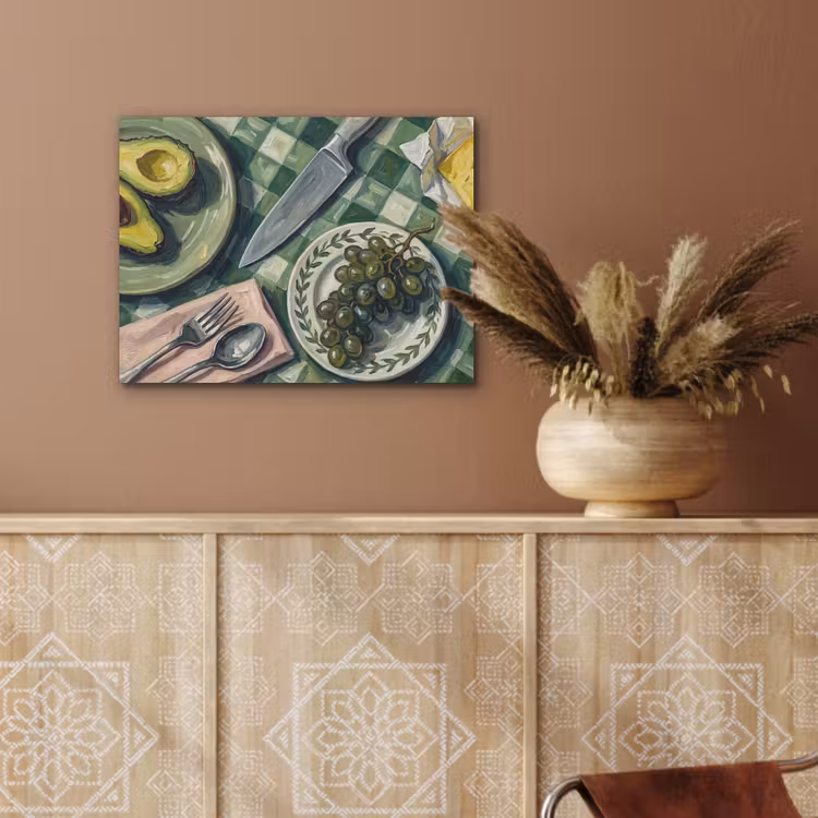 Eten - Ontbijt - Tafel - Modern - Groen PET vilt klein -sfeer4