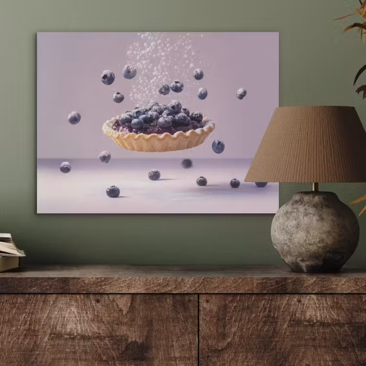 Eten - Taart - Bessen - Blauw PET vilt klein -sfeer2