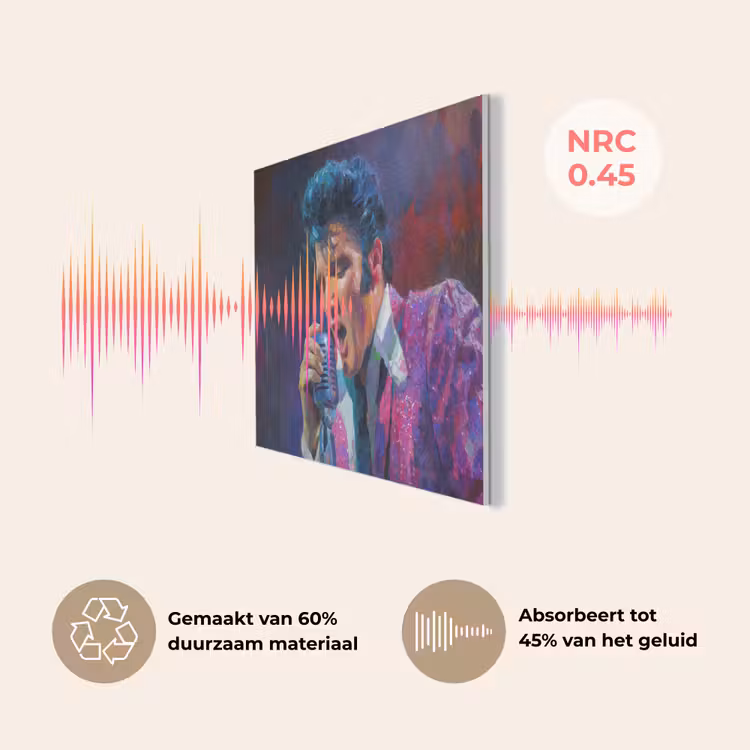 Expressief - Microfoon - Paars PET vilt klein -USP_NL