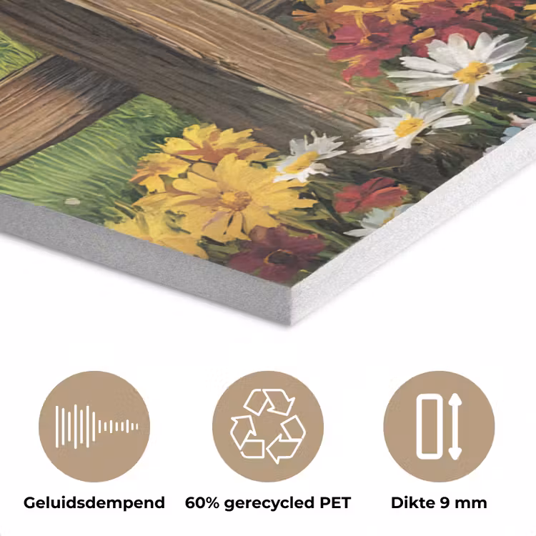 Ezels - Bloemen - Zomers PET vilt klein -closeup_NL