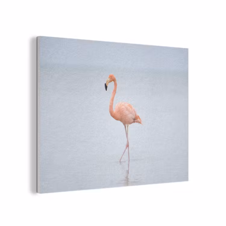 Flamingo - Zee - Roze PET vilt klein -3d