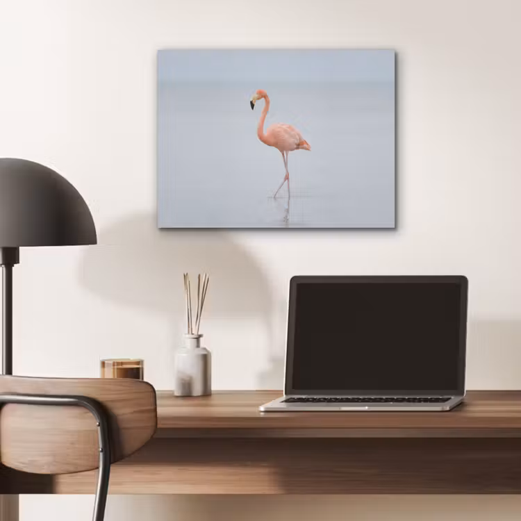 Flamingo - Zee - Roze PET vilt klein -sfeer5