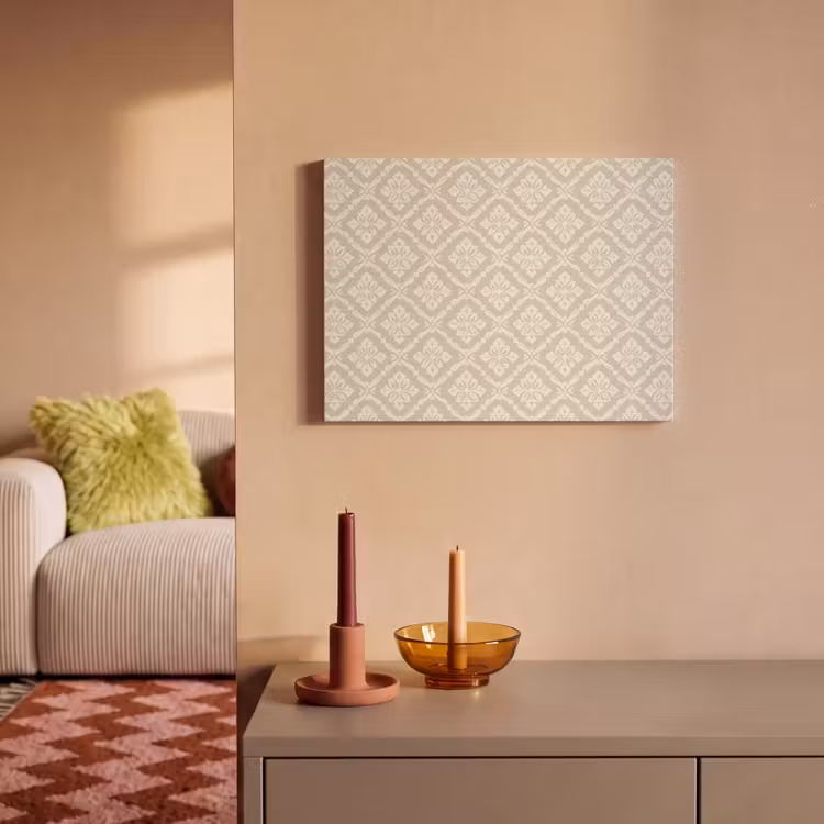 Floraal - Ornament - Beige PET vilt klein 837 -sfeer1