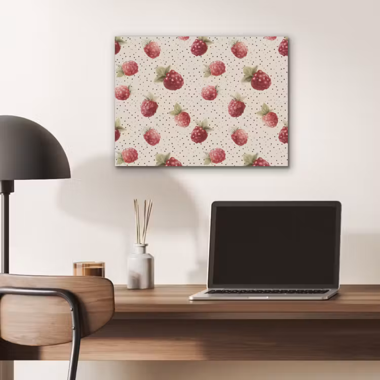 Framboos - Stippen - Rood PET vilt klein 837 -sfeer5