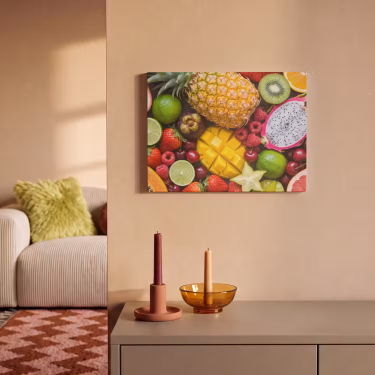 Fruit - Assortiment - Vers - Gezond - Kleurrijk PET vilt klein -sfeer1