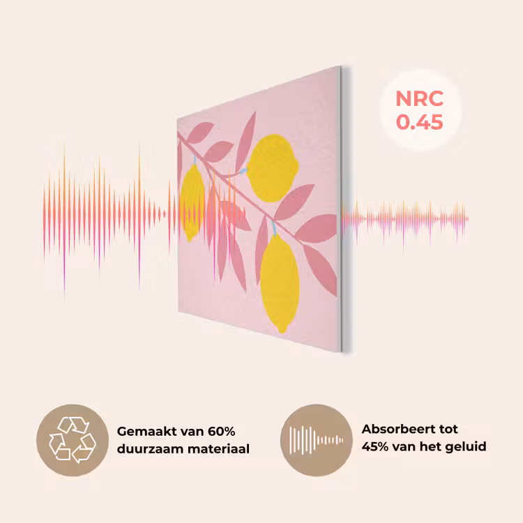 Fruit - Tak - Natuur - Abstract - Roze PET vilt klein -USP_NL