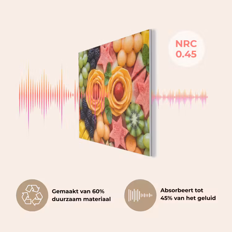 Fruit - Variatie - Kleurrijk - Vers - Eten PET vilt klein -USP_NL