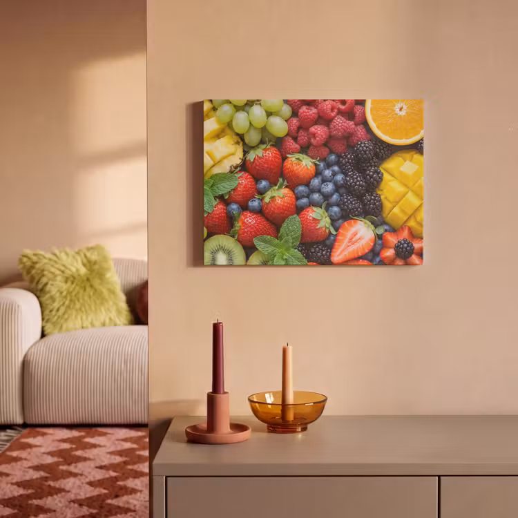Fruit - Vers - Kleurrijk - Eten PET vilt klein -sfeer1