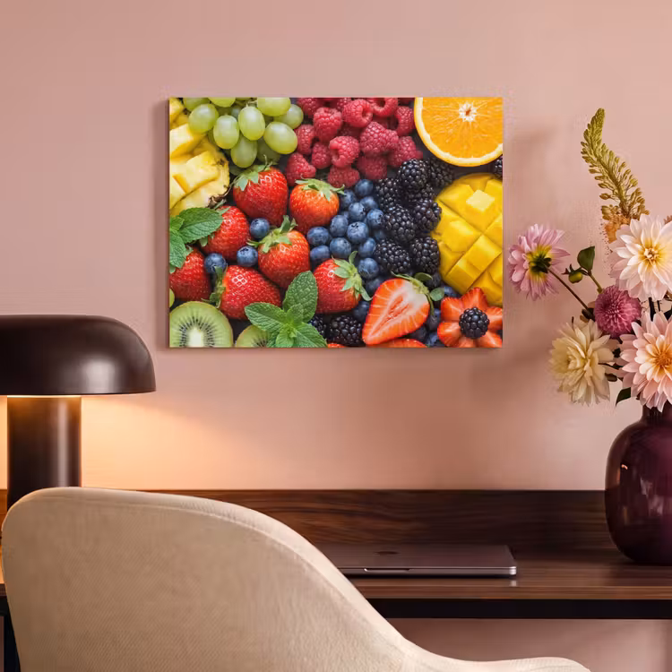 Fruit - Vers - Kleurrijk - Eten PET vilt klein -sfeer3