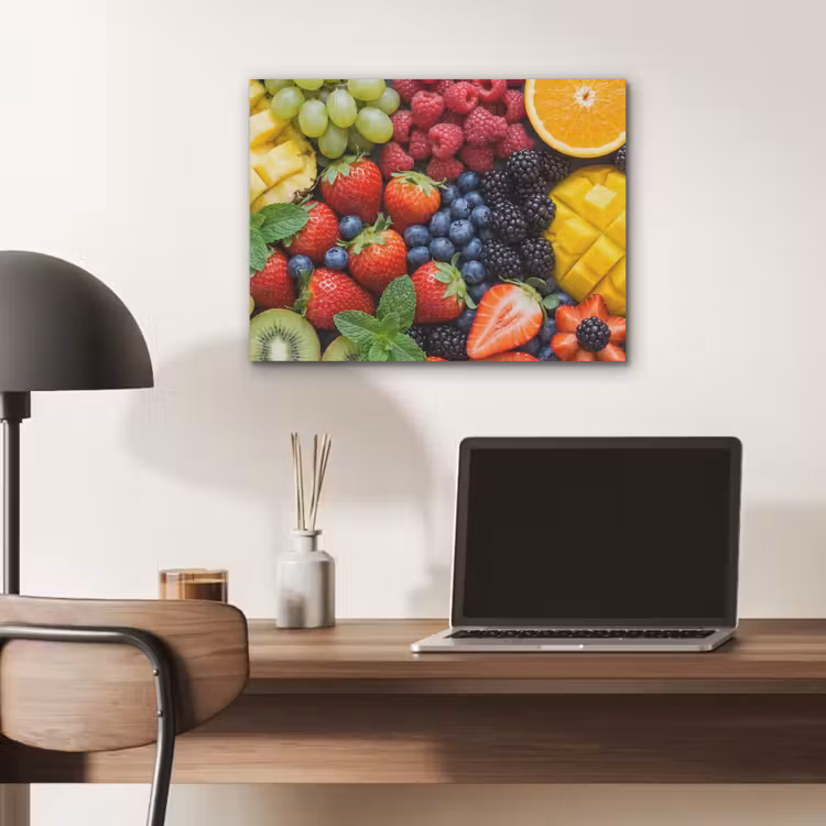 Fruit - Vers - Kleurrijk - Eten PET vilt klein -sfeer5