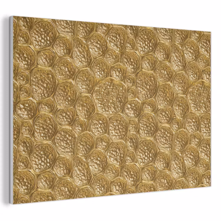 Gehamerd - Mozaïek - Antiek - Goud PET vilt klein 837 -3d