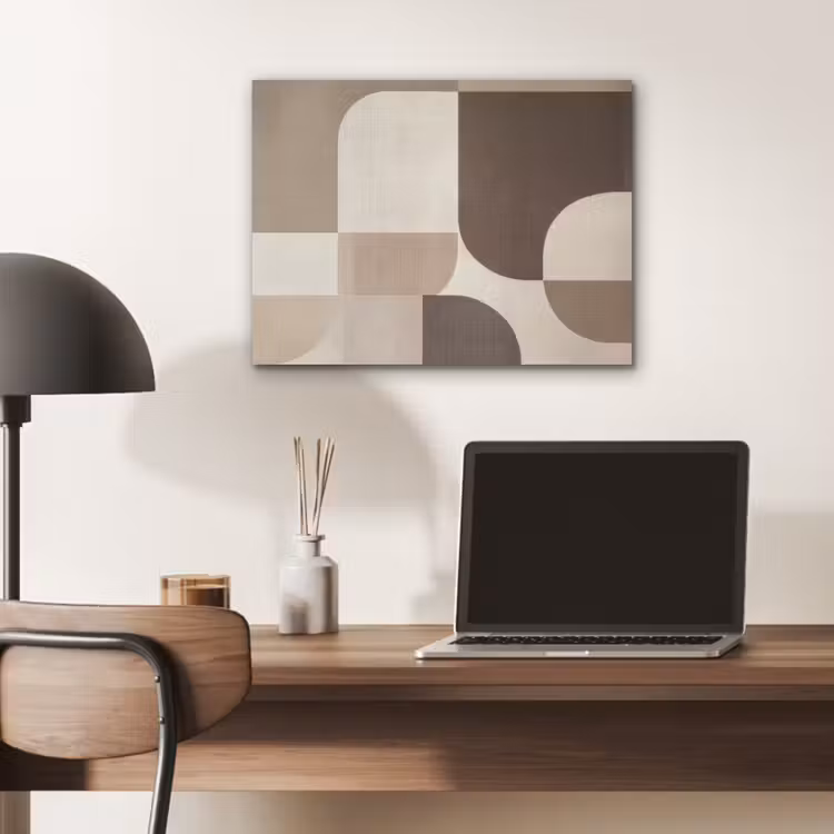 Geometrisch - Geweven structuur - Modern PET vilt klein -sfeer5